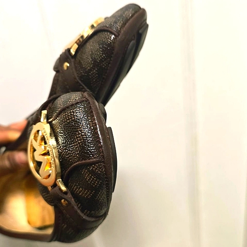 Micheal Kors Fulton Brown Slip On Loafers Size 8W✌️ - Picture 7 of 9